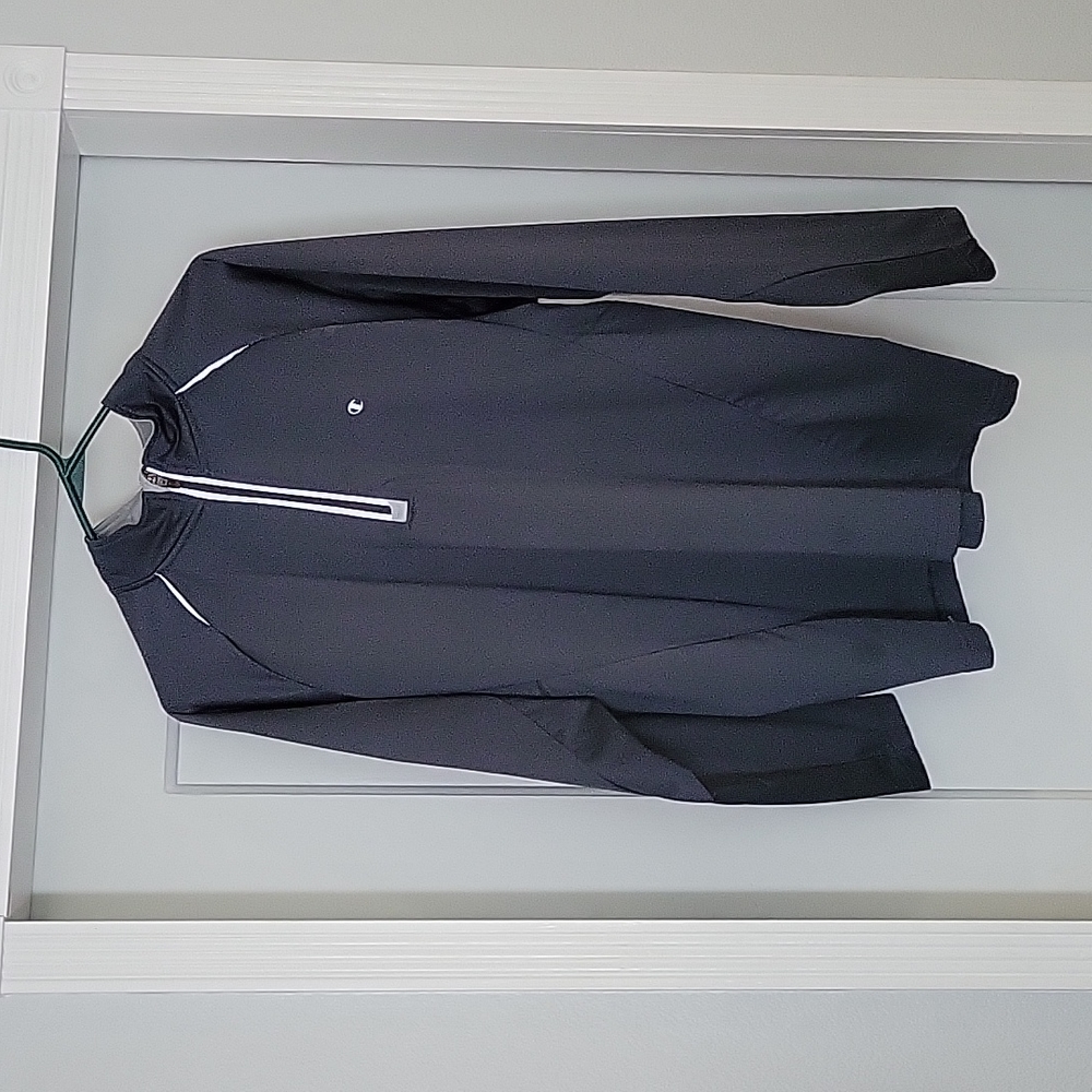 Mens CHAMPION Long Sleeve Quarter Zip Pullover